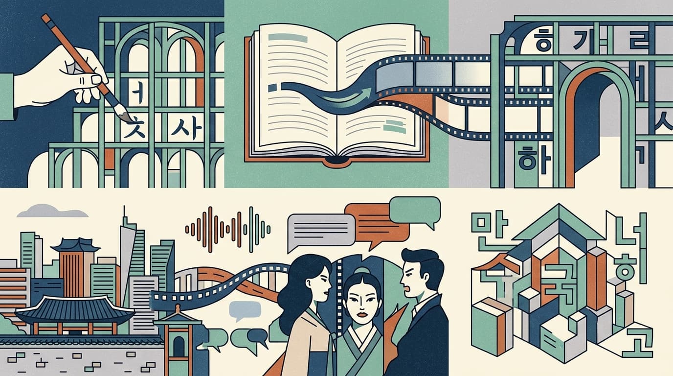 Корейский экспресс: Архитектура языка через дорамы