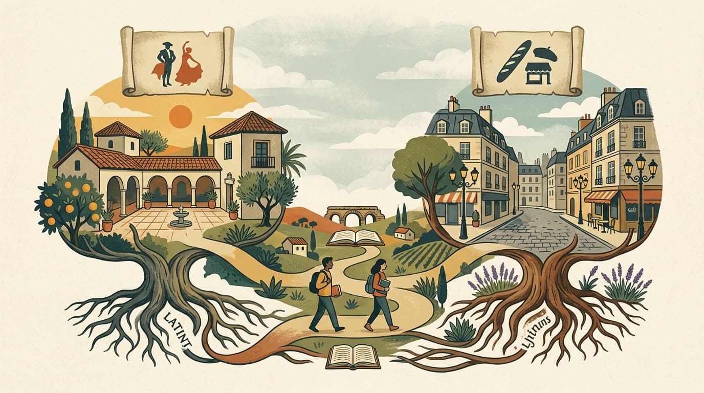 Параллельный путь: Испанский и французский для начинающих