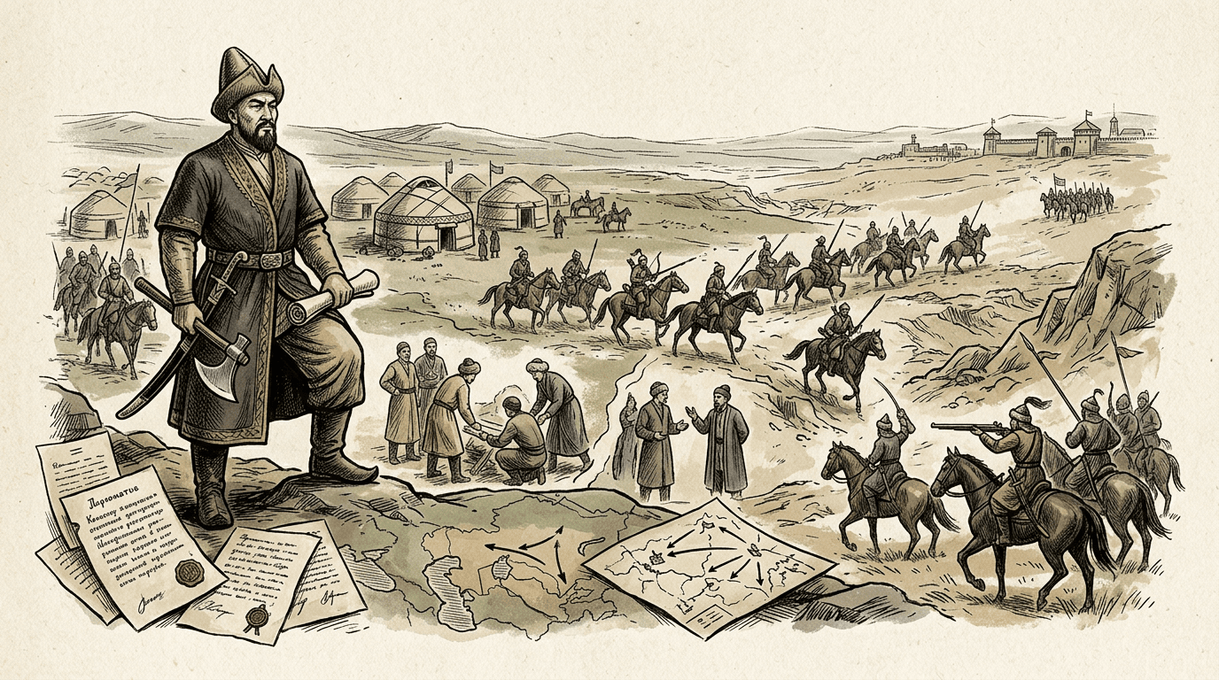 Феномен Кенесары Касымова: Исследование десятилетней борьбы